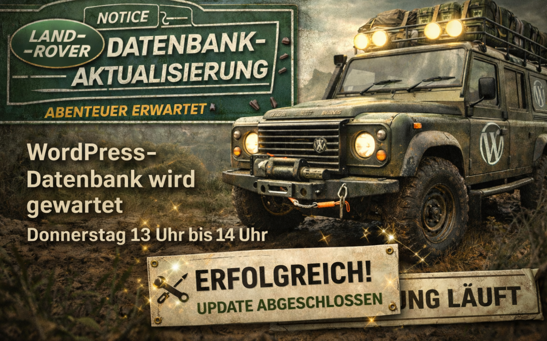Upgrade der Datenbank